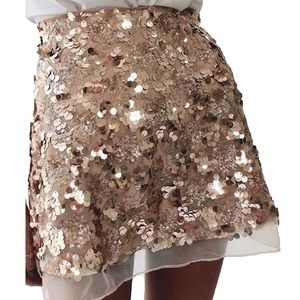 Bling shiny party skirt